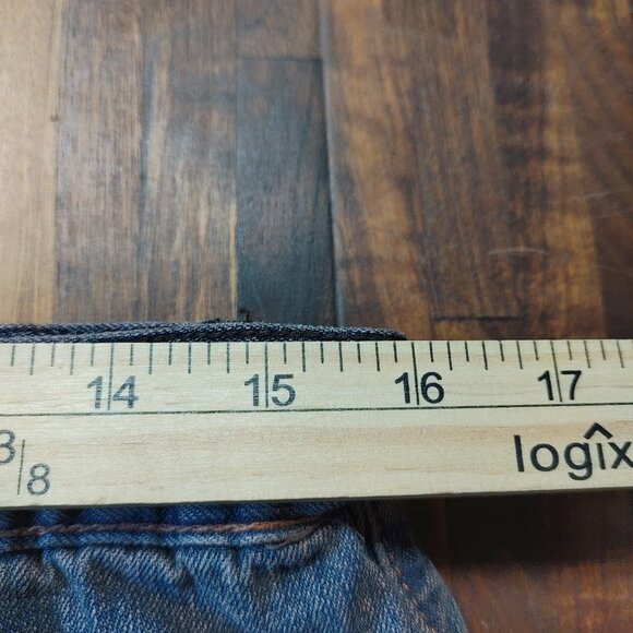 Phat Farm Denim Jeans Men's 32 x 33 Embroidered Logo Y2K Urban Hip Hop Brownish - Picture 8 of 14